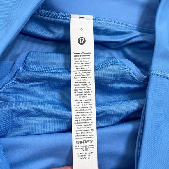 Lululemon NWT Speed Up High-Rise Lined Short 4" Pool Party - Picture 7 of 7